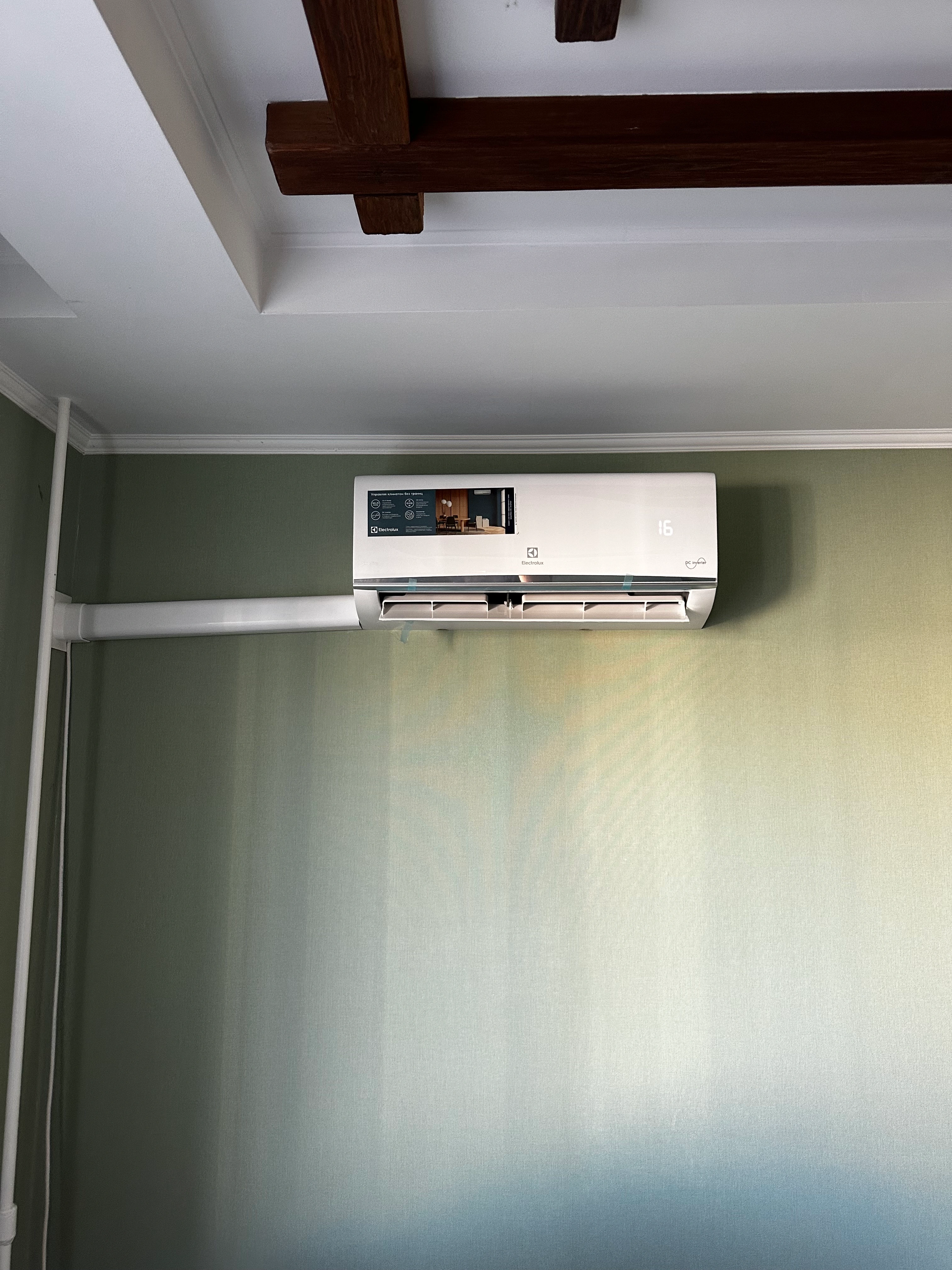 Установка кондиционера Electrolux в новостройке Пинск